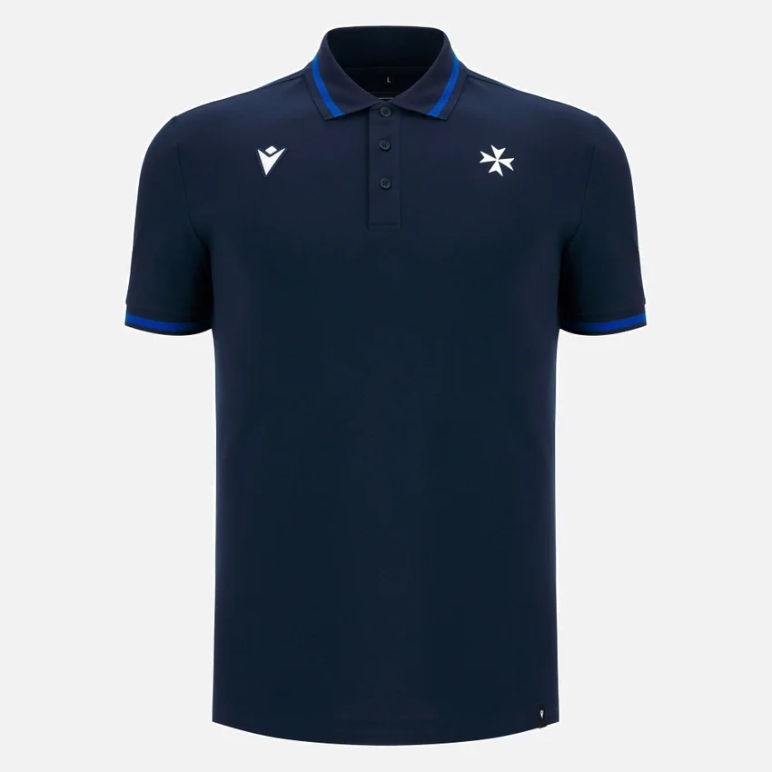 Polo da viaggio blu navy per adulti Auxerre 2025/26 Athleisure Polo da viaggio blu navy per adulti Auxerre 2025/26 Athleisure