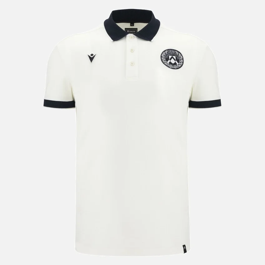 Polo da viaggio in cotone per adulti Udinese Calcio 2025/26 Athleisure Polo da viaggio in cotone per adulti Udinese Calcio 2025/26 Athleisure