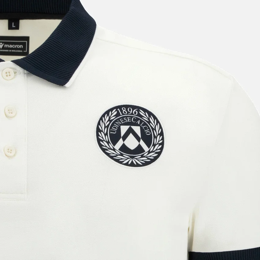 Polo da viaggio in cotone per adulti Udinese Calcio 2025/26 Athleisure Polo da viaggio in cotone per adulti Udinese Calcio 2025/26 Athleisure