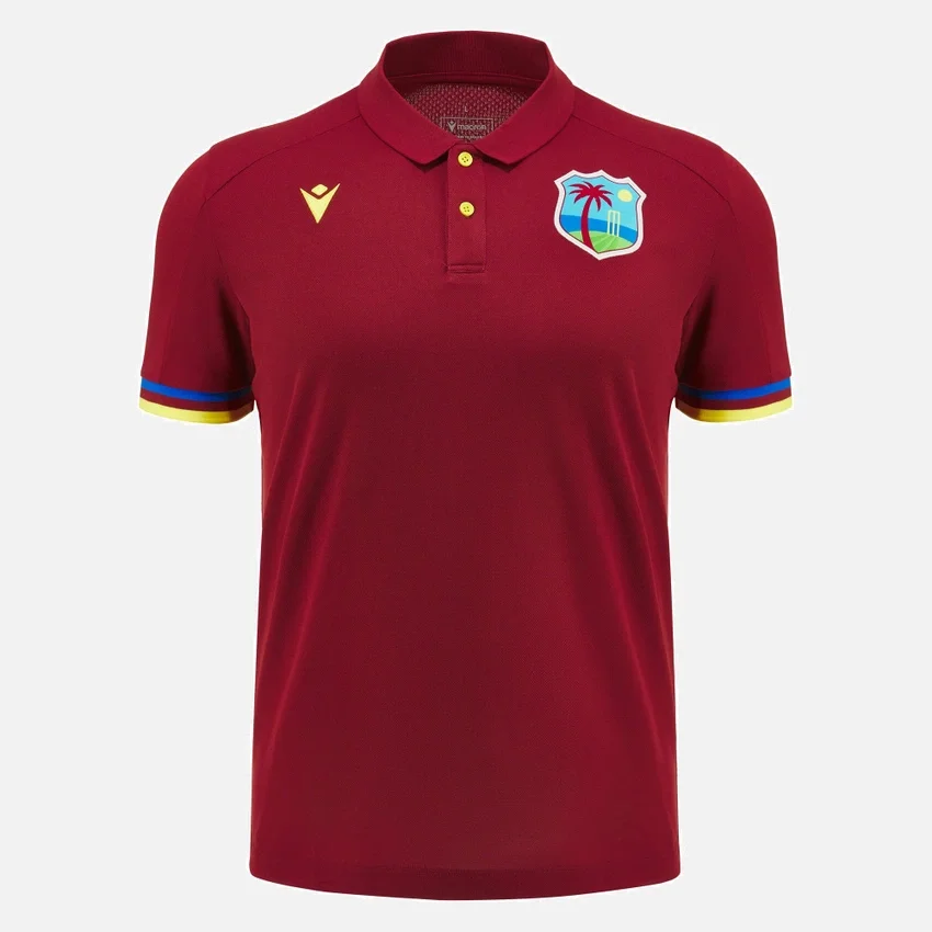 Polo da viaggio per adulti West Indies Cricket 2025/26 Polo da viaggio per adulti West Indies Cricket 2025/26