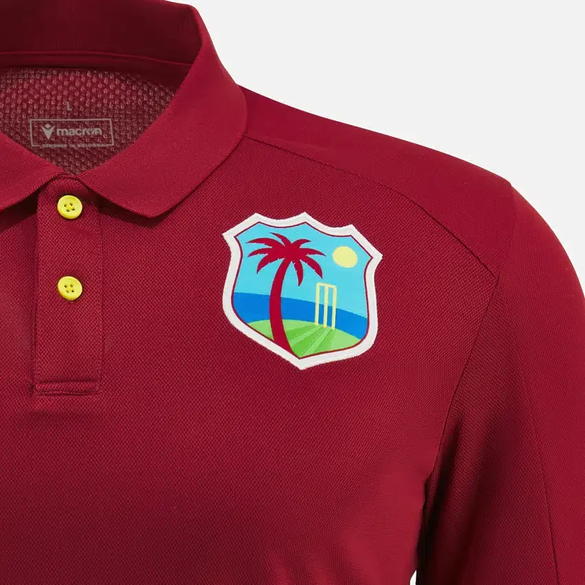 Polo da viaggio per adulti West Indies Cricket 2025/26 Polo da viaggio per adulti West Indies Cricket 2025/26
