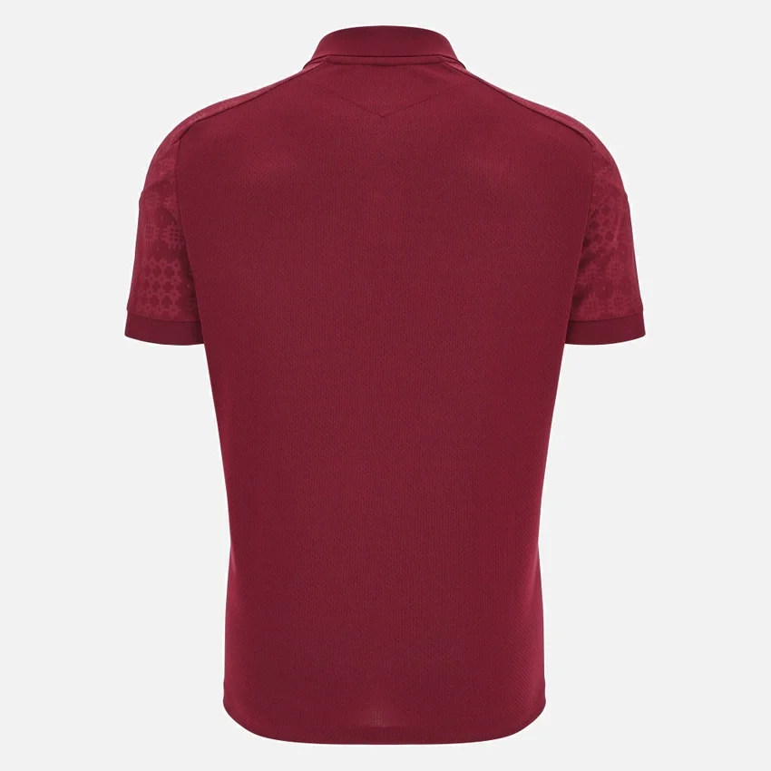 Polo da viaggio Welsh Rugby 2025/26 Rosso intenso Polo da viaggio Welsh Rugby 2025/26 Rosso intenso