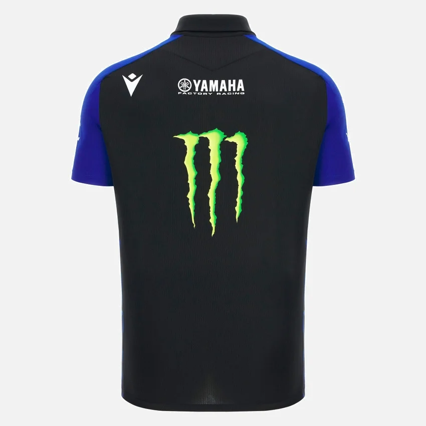 Polo replica squadra Monster Energy Yamaha MotoGP 2026 da uomo Polo replica squadra Monster Energy Yamaha MotoGP 2026 da uomo