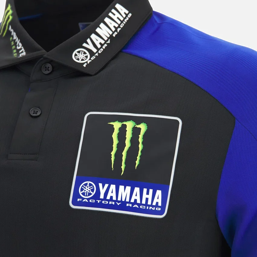 Polo replica squadra Monster Energy Yamaha MotoGP 2026 da uomo Polo replica squadra Monster Energy Yamaha MotoGP 2026 da uomo