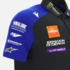 Polo replica squadra Monster Energy Yamaha MotoGP 2026 da uomo Polo replica squadra Monster Energy Yamaha MotoGP 2026 da uomo