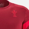 T-Shirt da allenamento a maniche lunghe Welsh Rugby 2025/26 rosso intenso