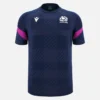 T-Shirt da allenamento Scottish Rugby 2025/26 blu navy T-Shirt da allenamento Scottish Rugby 2025/26 blu navy