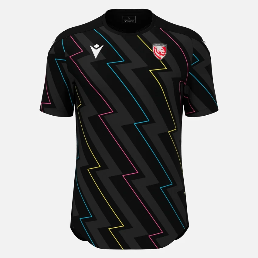 T-Shirt da riscaldamento Gloucester Rugby 2025/26 T-Shirt da riscaldamento Gloucester Rugby 2025/26