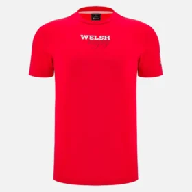 T-Shirt da tifoso Welsh Rugby 2025/26 rossa