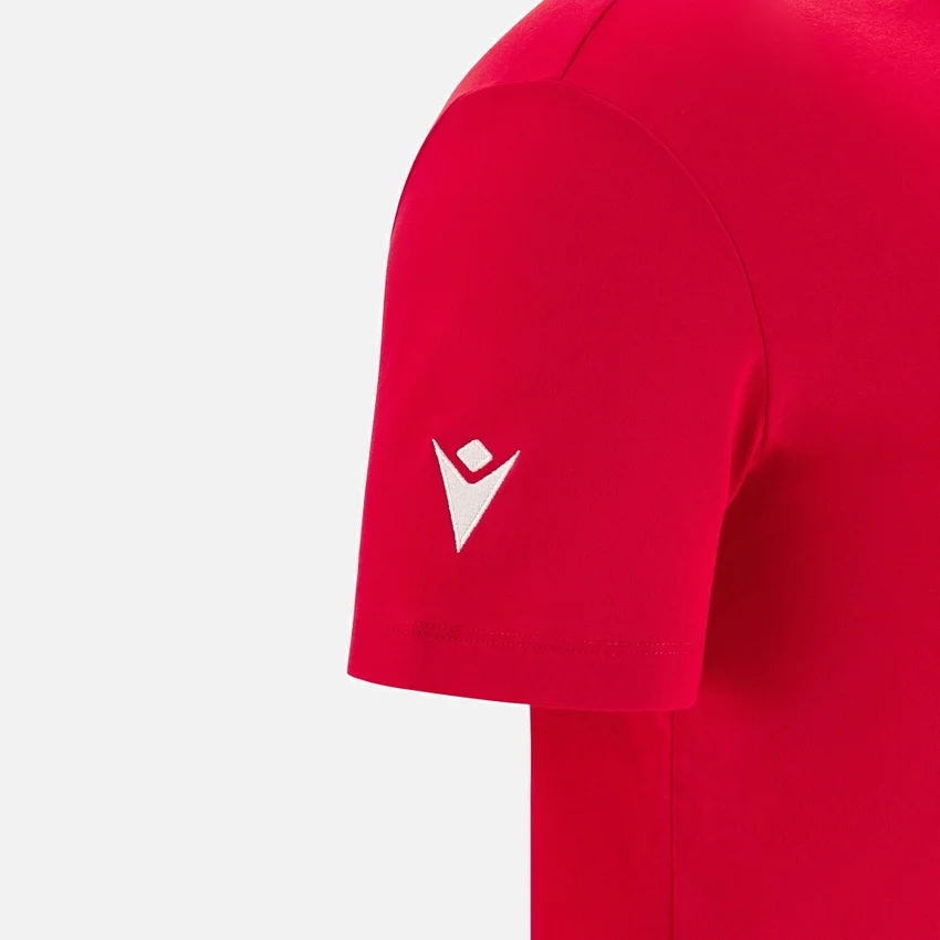 T-Shirt da tifoso Welsh Rugby 2025/26 rossa T-Shirt da tifoso Welsh Rugby 2025/26 rossa