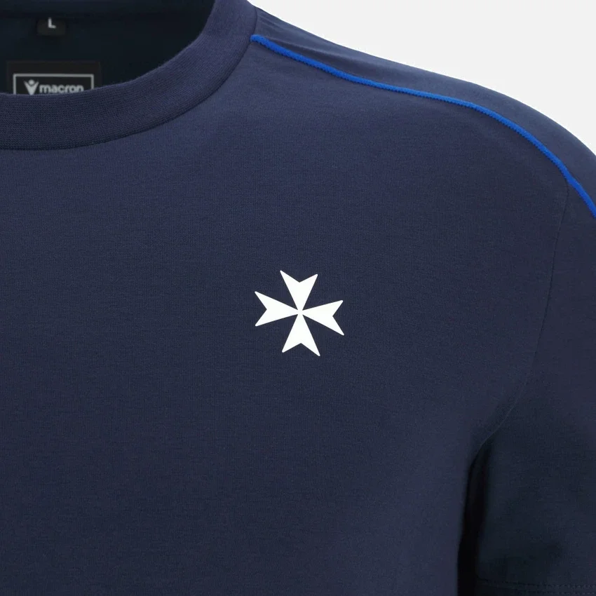 T-Shirt da viaggio blu navy per adulti Auxerre 2025/26 Athleisure T-Shirt da viaggio blu navy per adulti Auxerre 2025/26 Athleisure