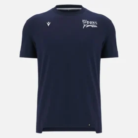 T-Shirt in cotone blu navy Sale Sharks 2025/26