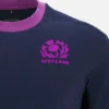 T-Shirt in cotone blu navy Scottish Rugby 2025/26 T-Shirt in cotone blu navy Scottish Rugby 2025/26