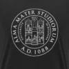 T-Shirt in cotone nero da adulto della collezione Unibo T-Shirt in cotone nero da adulto della collezione Unibo