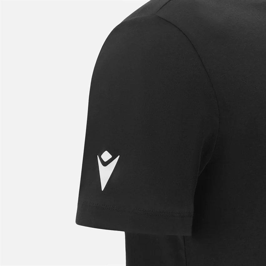 T-Shirt in cotone nero da adulto della collezione Unibo T-Shirt in cotone nero da adulto della collezione Unibo
