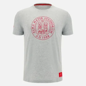 T-Shirt in cotone per adulti Unibo Collection Grigio Melange
