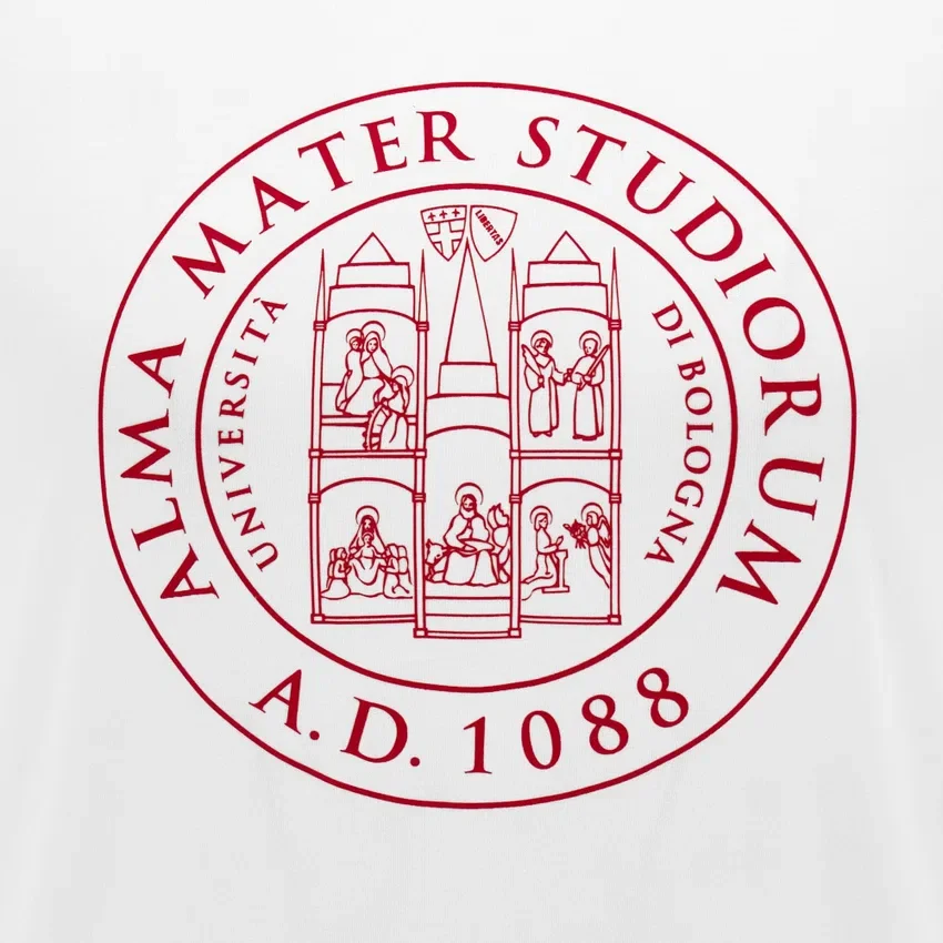 T-Shirt in cotone per adulti Unibo Collection White T-Shirt in cotone per adulti Unibo Collection White