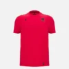 T-Shirt rossa sportiva Athleisure della Nazionale Albanese FSHF 2026/27 Junior T-Shirt rossa sportiva Athleisure della Nazionale Albanese FSHF 2026/27 Junior
