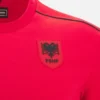 T-Shirt rossa sportiva Athleisure della Nazionale Albanese FSHF 2026/27 Junior T-Shirt rossa sportiva Athleisure della Nazionale Albanese FSHF 2026/27 Junior