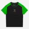 T-Shirt sportiva da bambino Automobili Lamborghini Squadra Corse nera T-Shirt sportiva da bambino Automobili Lamborghini Squadra Corse nera