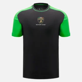 T-Shirt sportiva da uomo Automobili Lamborghini Squadra Corse nera