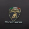 T-Shirt sportiva da uomo Automobili Lamborghini Squadra Corse nera T-Shirt sportiva da uomo Automobili Lamborghini Squadra Corse nera