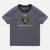 T-Shirt sportiva grigia per bambini Automobili Lamborghini Squadra Corse T-Shirt sportiva grigia per bambini Automobili Lamborghini Squadra Corse