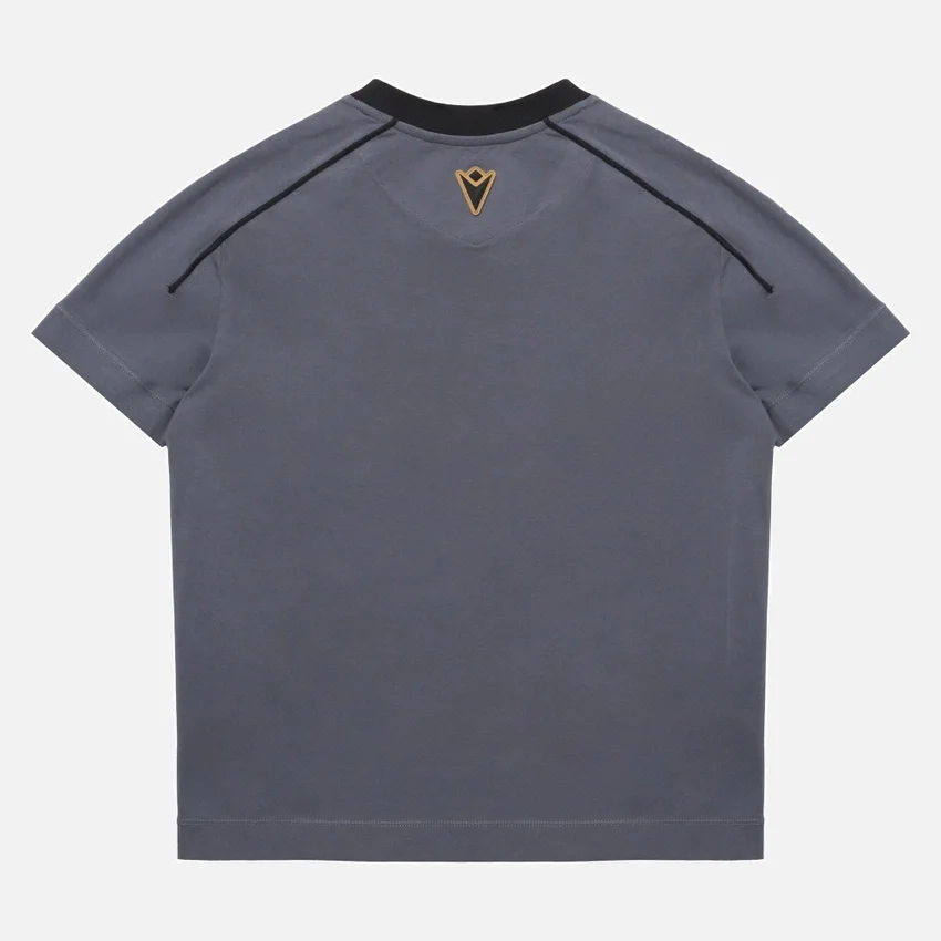 T-Shirt sportiva grigia per bambini Automobili Lamborghini Squadra Corse T-Shirt sportiva grigia per bambini Automobili Lamborghini Squadra Corse