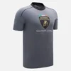 T-Shirt sportivo da uomo grigia Automobili Lamborghini Squadra Corse T-Shirt sportivo da uomo grigia Automobili Lamborghini Squadra Corse