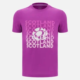 T-Shirt viola Scottish Rugby 2025/26