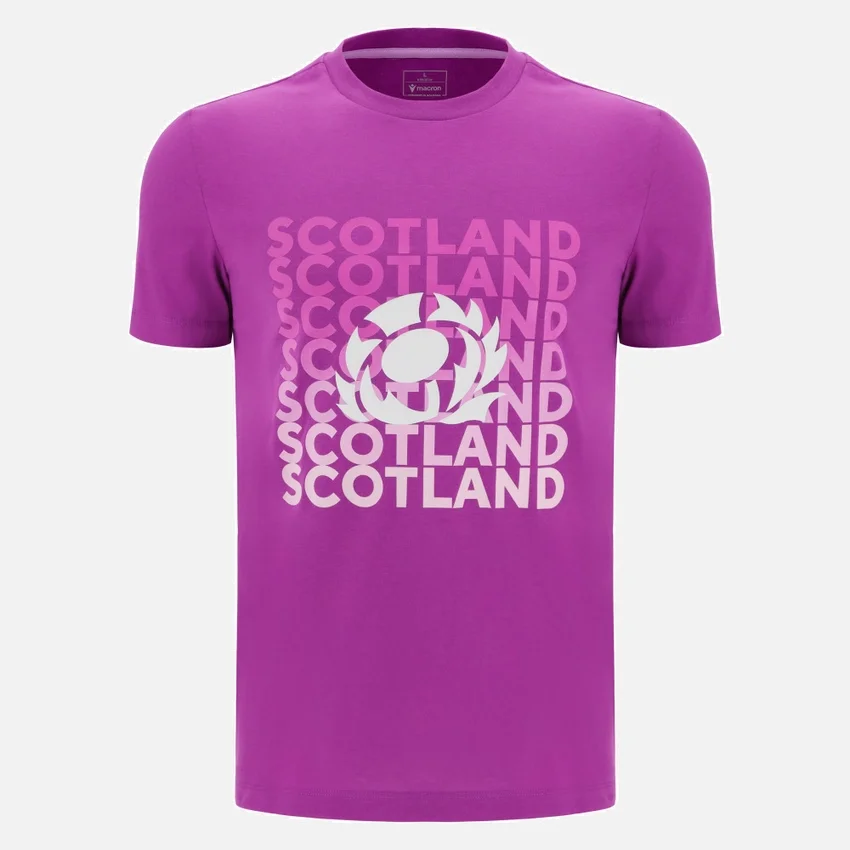 T-Shirt viola Scottish Rugby 2025/26 T-Shirt viola Scottish Rugby 2025/26
