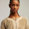 Top con zip integrale Carla Top con zip integrale Carla