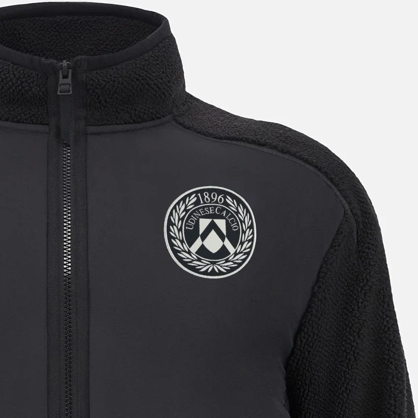 Udinese Calcio 2025/26 Giacca Teddy da viaggio con zip integrale per adulti in stile Athleisure Udinese Calcio 2025/26 Giacca Teddy da viaggio con zip integrale per adulti in stile Athleisure