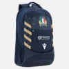 Zaino Italia Rugby 2025/26 blu navy e oro Zaino Italia Rugby 2025/26 blu navy e oro