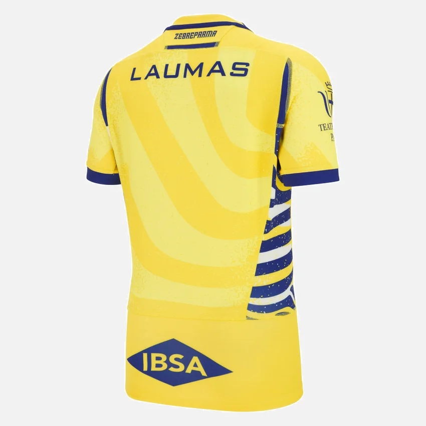 Zebre Parma 2025/26 Camicia da trasferta Authentic per adulti Zebre Parma 2025/26 Camicia da trasferta Authentic per adulti